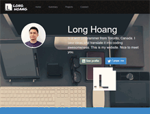 Tablet Screenshot of longhoang.ca